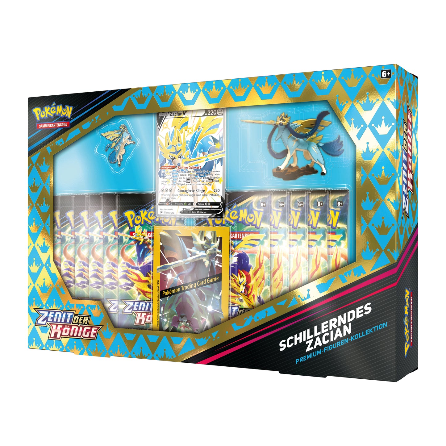 Zenit der Könige: Premium Figure Box - Schillerndes Zacian (DE)
