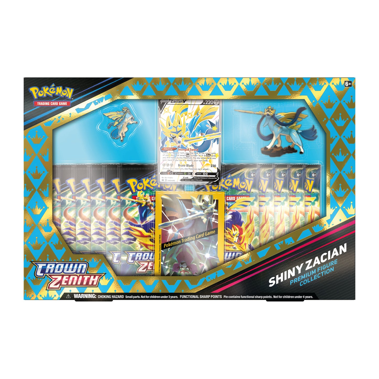 Crown Zenith: Premium Figure Box - Shiny Zacian (EN)