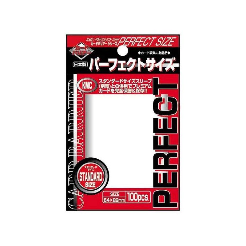 KMC Card Barrier Perfect Size Sleeves (100)