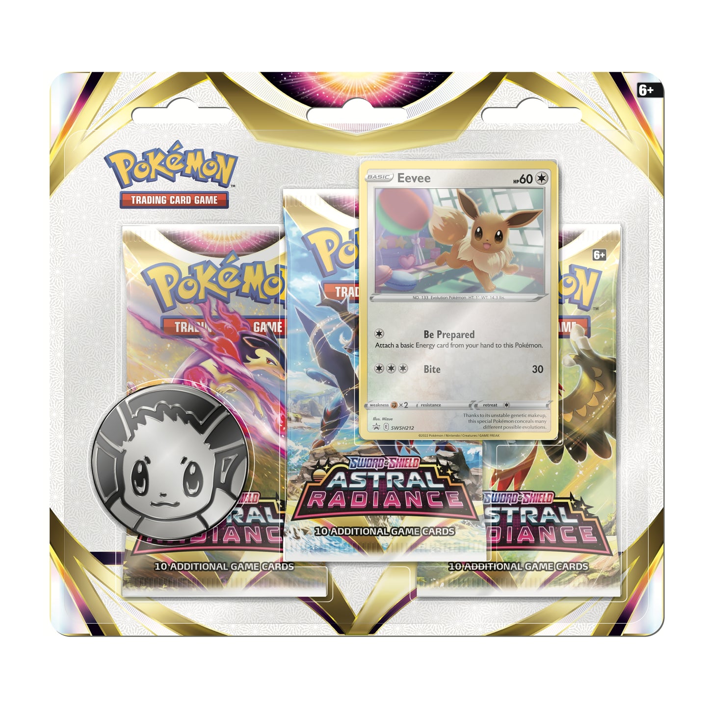 Astral Radiance: Three Pack Blister (EN) - Eevee