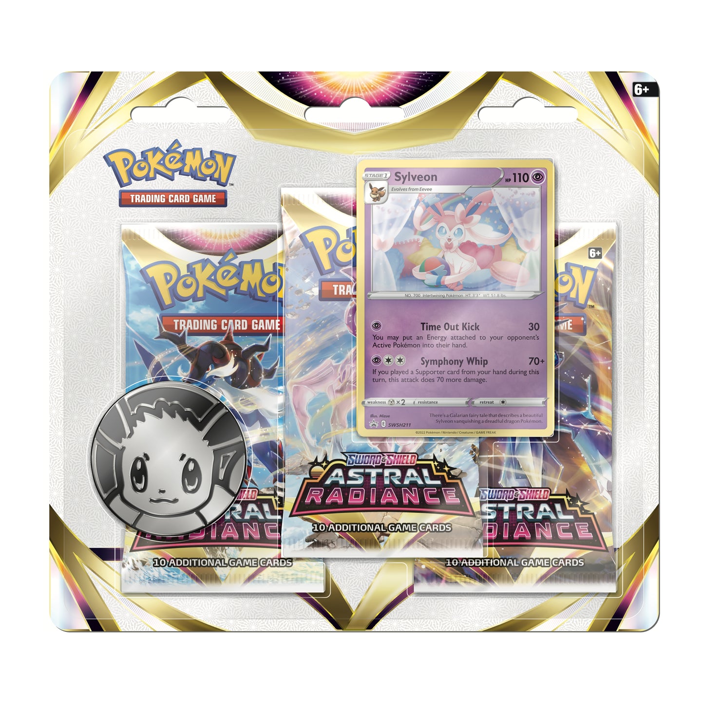 Astral Radiance: Three Pack Blister (EN) - Sylveon