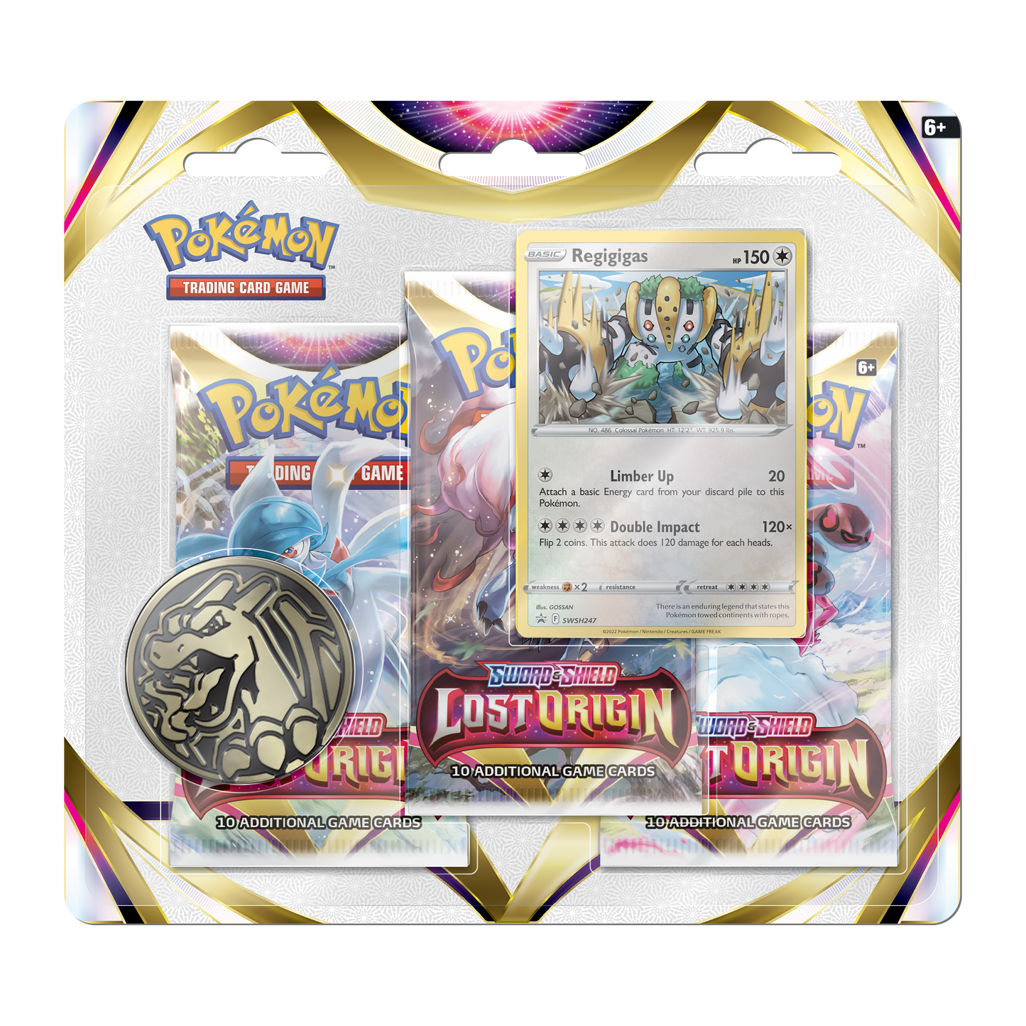 Lost Origin: Three Pack Blister (EN) - Regigigas