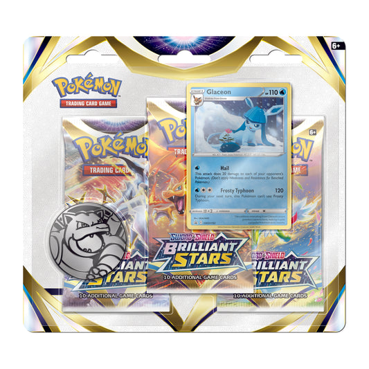 Brilliant Stars: Three Pack Blister (EN) - Glaceon